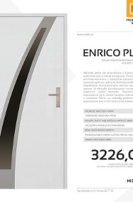 Drzwi zewnętrzne stalowe SETTO model ENRICO PLUS 92-2