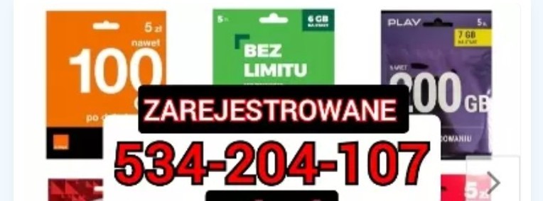 Aktywne karty Zarejestrowane karty sim Zagraniczne startery Anonimowe Prepaid-1