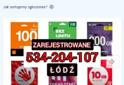 Aktywne karty Zarejestrowane karty sim Zagraniczne startery Anonimowe Prepaid