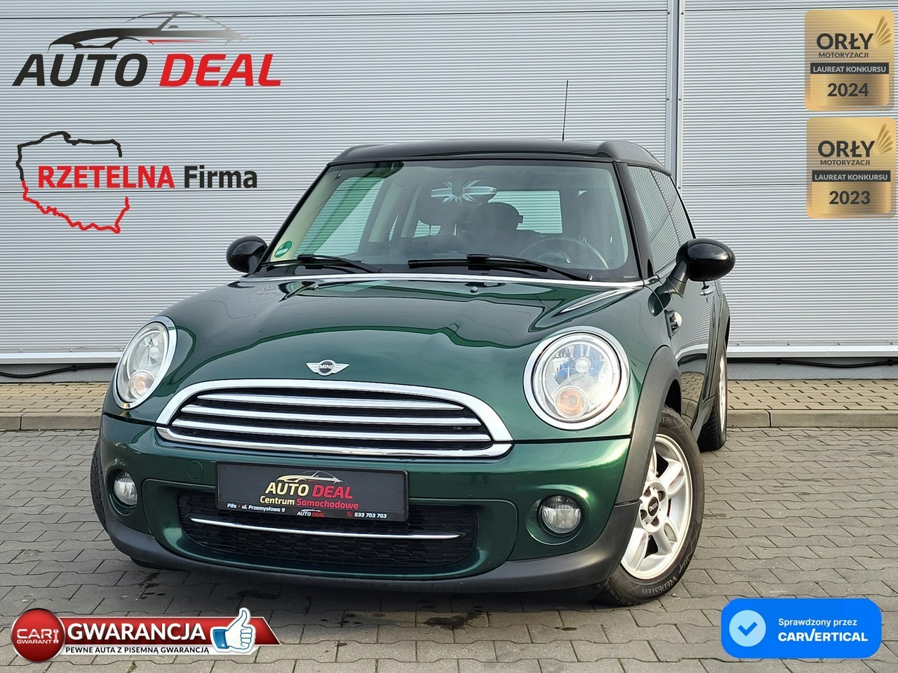 MINI Clubman II 1.6d, 112KM, Serwis Bosch, Super Stan , Gwarancja, AUTO KOMIS PIŁA