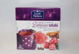 Herbata Lord Nelson zimowe smaki zimowa żurawina pieprz cynamon 20 torebek
