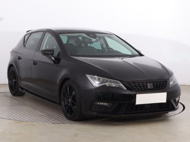 SEAT Leon III , Salon Polska, Skóra, Klimatronic, Tempomat, Parktronic,-1