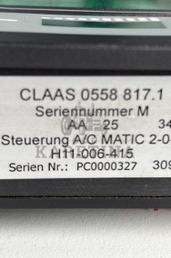 Claas Jaguar Lexion Tucano Xerion - moduł sterownik klimatyzacji A/C Matic 558817.1 0558817.1-2