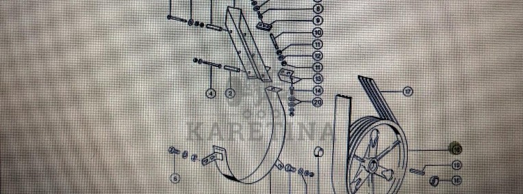 Koło pasowe Claas Mega 370-340 Nr kat. 000 644 125 1 Nr kat. 000 644 125 1-1