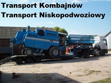 Niskopodwoziowy Transport Maszyn Rolniczych Budowlanych Ponadgabarytowy Rzeszów-1