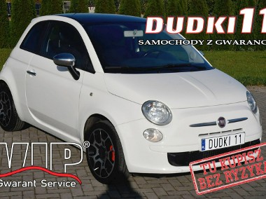 Fiat 500 1.4Benz. DUDKI11 Serwis.Klimatyzacja.El.szyby.Centralka.Pół-Skóry.OK-1