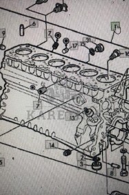 John Deere 6359D , R80725 , RE25591 - Blok Cylindrów - 6359DL007-2
