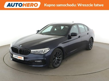 BMW SERIA 5 520d Automat Sport Line Navi Tempomat Grzana Skóra Kamera PDC FullLE-1
