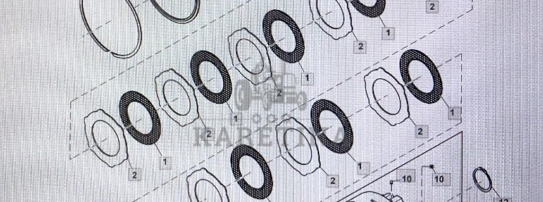 JOHN DEERE RE578077/John Deere bęben/John Deere 8345R 8245R 8270R 8320R 8370R 8400R-1