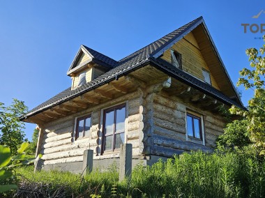 Drewniany dom do dokończenia w góralskim stylu-1