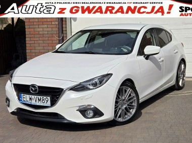 Mazda 3 III 2.0 165KM,SkyActiv,NAWIGACJA, ​Head-Up,BIAŁA PERŁA najbogatsza wersj-1