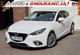 Mazda 3 III 2.0 165KM,SkyActiv,NAWIGACJA, ​Head-Up,BIAŁA PERŁA najbogatsza wersj