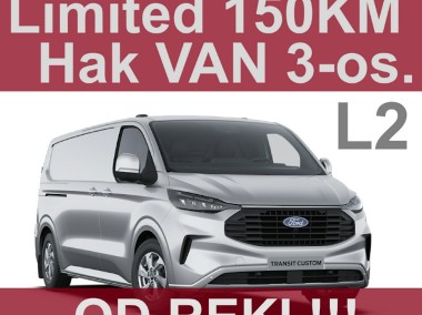 Ford Transit Transit Custom 150KM L2 Limited Kamera Hak Super Niska Cena Od ręki-1
