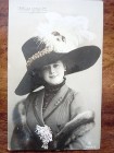 portret kobiety zdjęcie kartonikowe przedwojenne fotografia pocztówka moda 