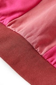 Bluza dziecięca w bloki kolorów, róż i henna, 128-2