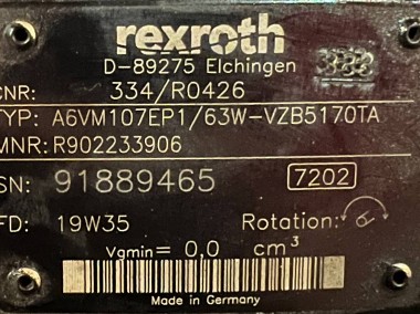 Rexroth A6VM107EP1/63W-VZB5170TA (R902233906, 334/R0426) silnik hydrauliczny-2