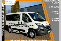 Peugeot Boxer II Gwarancja, 2015 XI, 9 Miejsc, klima