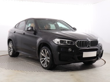 BMW X6 F16 , Salon Polska, 313 KM, Automat, VAT 23%, Skóra, Navi, Xenon,-1