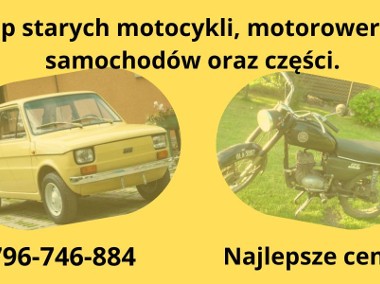 Skup starych motocykli, motorowerów i samochodów-1