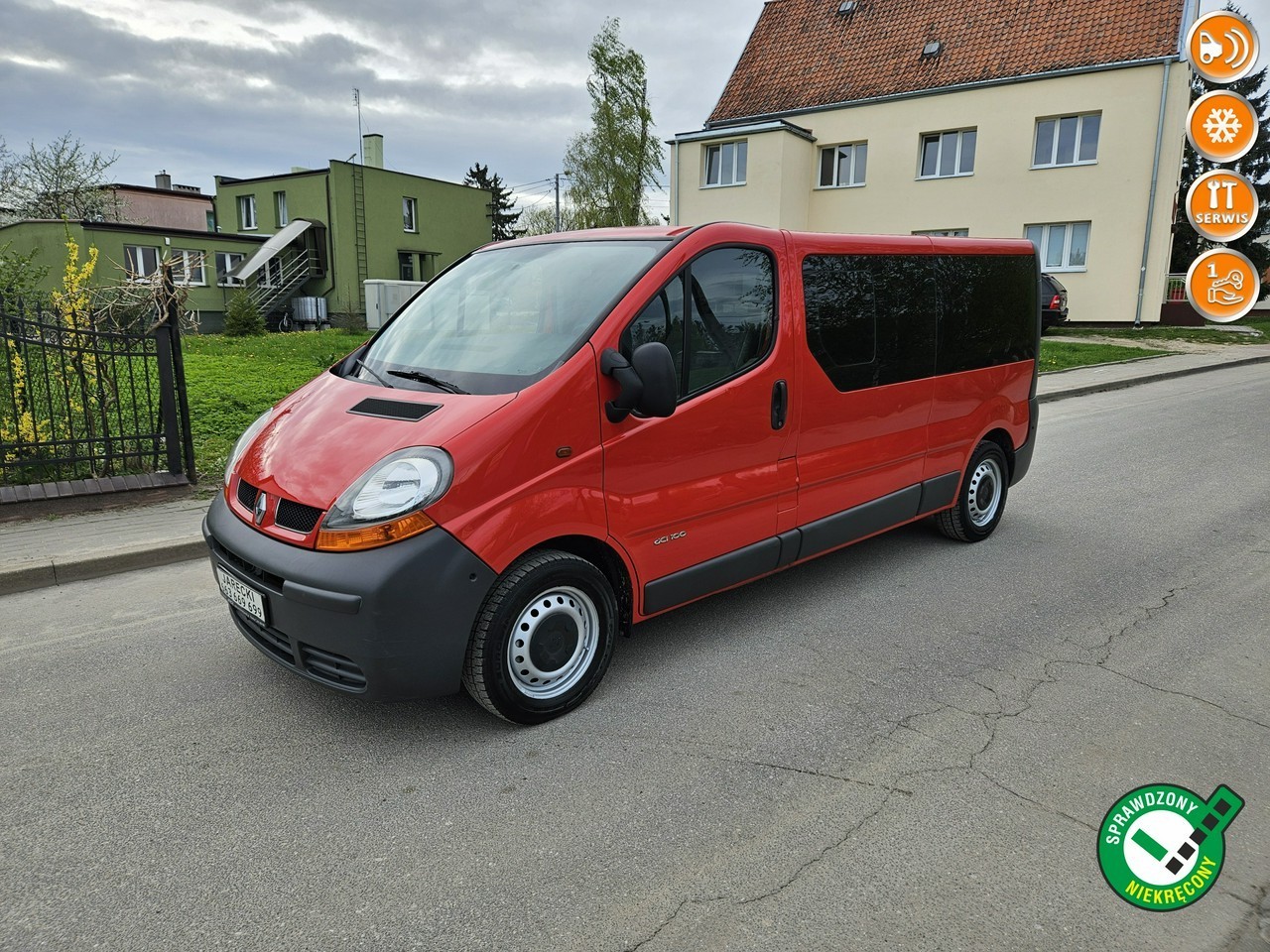 Renault Trafic II Opłacony Zdrowy Zadbany Serwisowany Wersja Długa Klima Nawiewy Tył 1