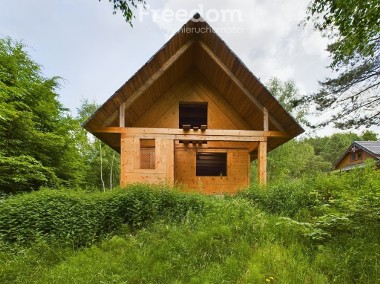 Dom Kaszuby, drewno bal świerkowy, Michalin-1