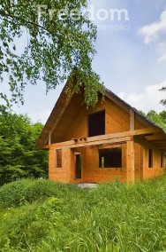 Dom Kaszuby, drewno bal świerkowy, Michalin-2