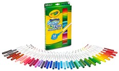 Crayola SuperTips Multi-Colour Zmywalne pisaki 50 kolorów