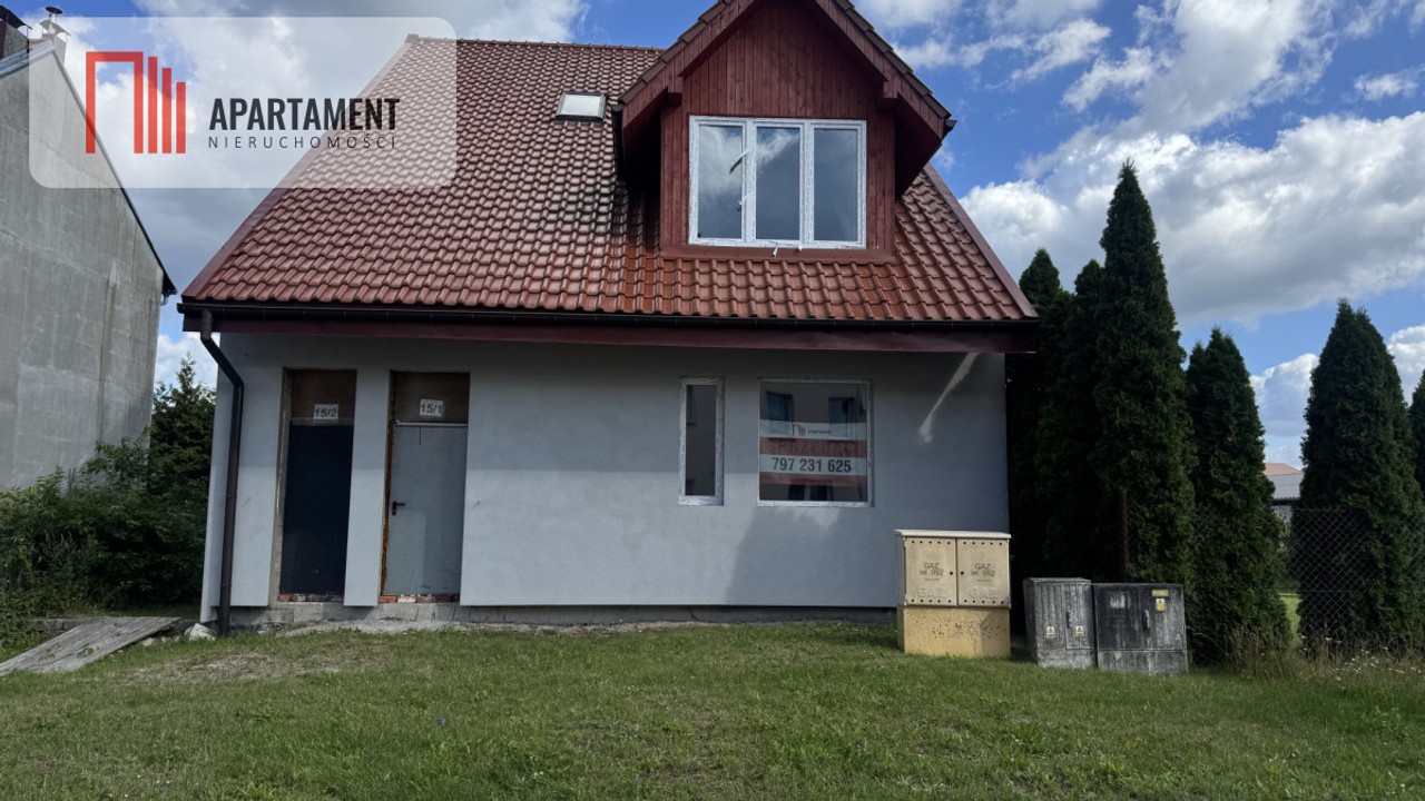 Budynek usługowy z częścią mieszkalną