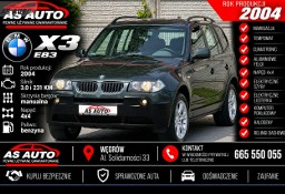 BMW X3 I (E83) 3,0i 231KM xDrive/Skóry/Panorama/Szyberdach/Tempomat/Alu/Serwis