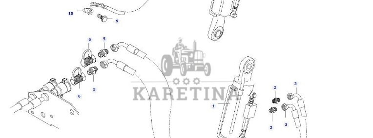 Valtra N141 - zaczep ramię hitch V36313600 V36313700-1