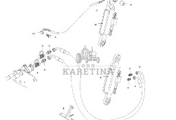 Valtra N141 - zaczep ramię hitch V36313600 V36313700