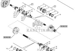 New Holland T6070 Półoś 47912960
