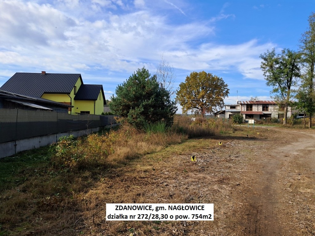 Tania działka budowlana przy asfalcie (plan) 754 m² cena tylko 49.900zł – pohled 2