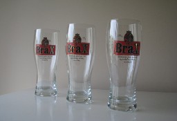 Kufel Brax 0,5 l, szkło do piwa, pokal, szklanka 3 szt 