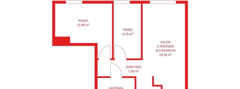 Mieszkanie, sprzedaż, 53.40, Pruszcz Gdański, Pruszcz Gdański, Gdański (pow.)-1