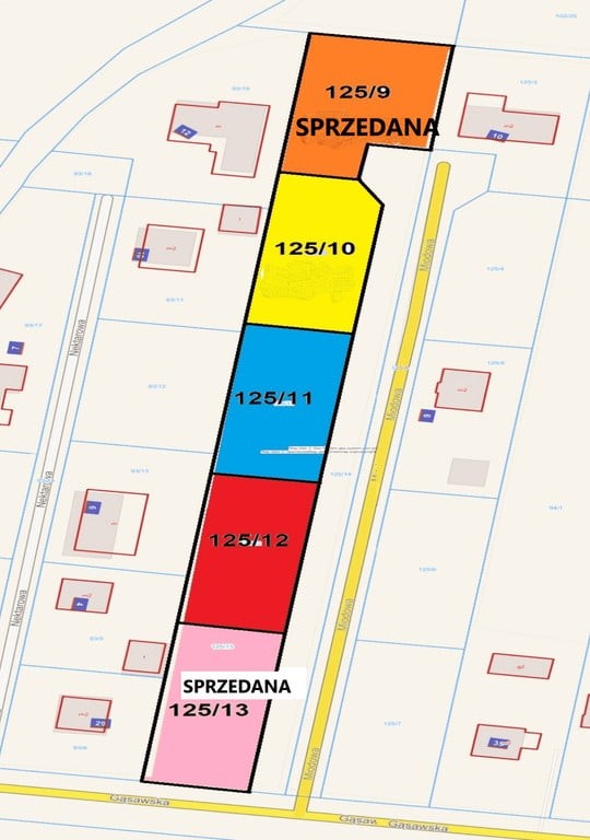 Na sprzedaż atrakcyjne działki budowlane od 749 - 832 mm, mpzp - Widok 2