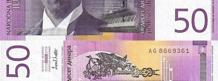 50 dinarów  Jugosławia - wysyłka gratis-1