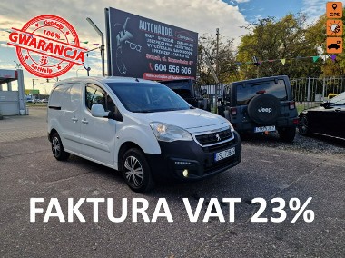 Peugeot Partner 1.6 HDI 100 KM, Kamera Cofania, Bluetooth, Klimatyzacja, Faktura VAT-1