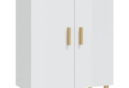 vidaXL Komoda, biała z połyskiem, 70x34x90 cm, materiał drewnopochodnySKU:812102
