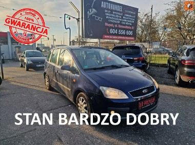 Ford C-MAX I 1.6 Benzyna 100 KM, Klimatyzacja, Lakier Metalik, Stoliki, Dwa Klucz-1