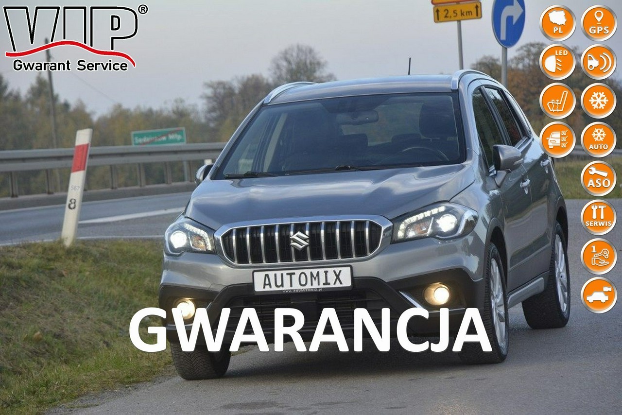 Suzuki SX4 S-Cross 1.0 Turbo nawi kamera hak gwarancja przebiegu bezwypadkowy full led