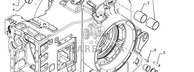 New Holland T6070 Tuleja 80.1mm id x 85mm od x 60mm l 5185956-1