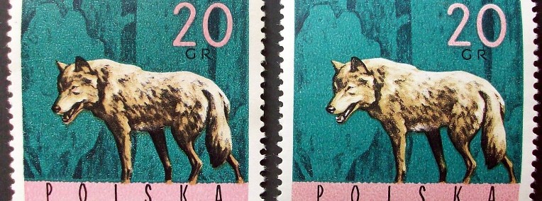 Znaczki polskie rok 1965 Fi 1486 odcienie - 2 znaczki-1