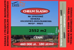 Działka usługowa Chełm Śląski, ul. Chełmska