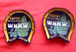 Odznaka plakietka filcowa WKKW Kadyny 1970 r.