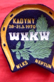 Odznaka plakietka filcowa WKKW Kadyny 1970 r.-2