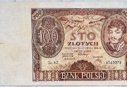 Banknot Polska IIRP 100 Złotych Złote Zł 1932 rok r. AZ. Stan II XF/EF 