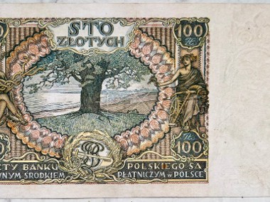 Banknot Polska IIRP 100 Złotych Złote Zł 1932 rok r. AZ. Stan II XF/EF -2