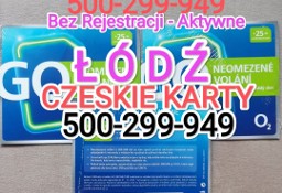 ŁÓDŹ - ZAREJESTROWANE KARTY SIM - CZESKIE KARTY REJESTRACJA TWOICH KART W 5 min