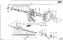Claas Lexion 600 PAKIET NAPĘDU 0007498520 (Przyrząd źniwny-przekładnia regulacyjna)